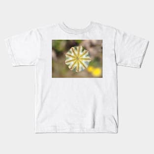 Poppy seed pod, view from above Kids T-Shirt